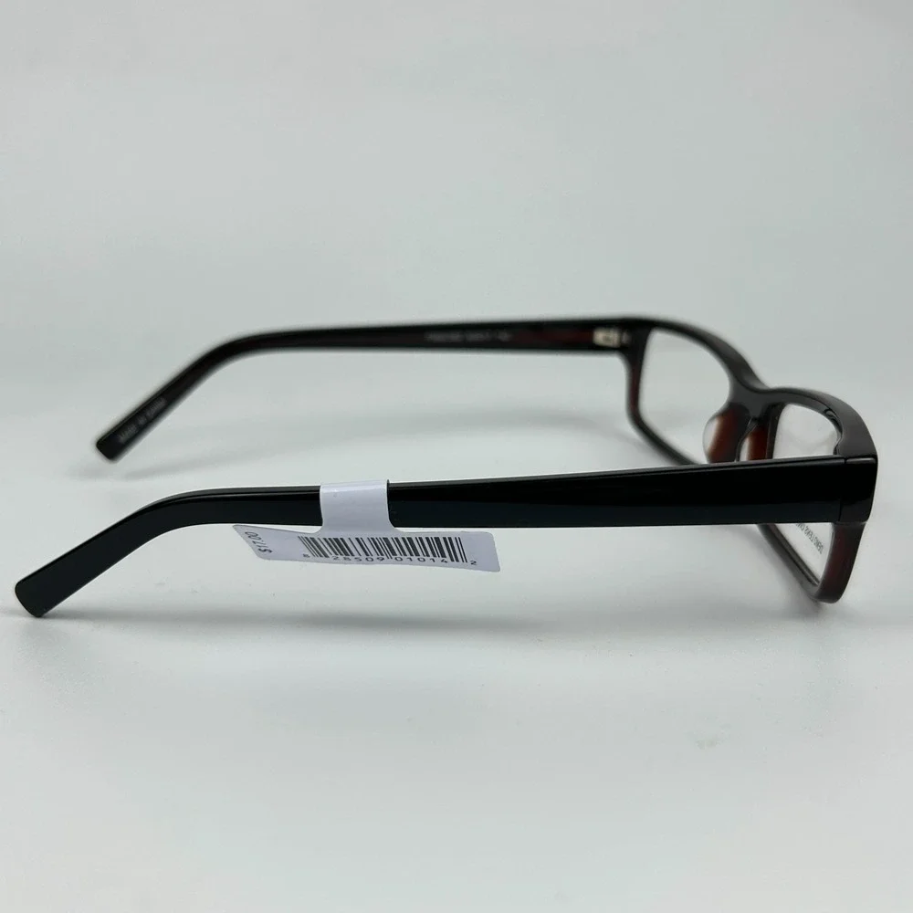 Walmart Contour FM9238Z Mens Eyeglasses Frame Black Brown Full Rim 53-17-140